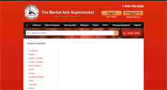 Desktop Screenshot of martialartssupermarket.com